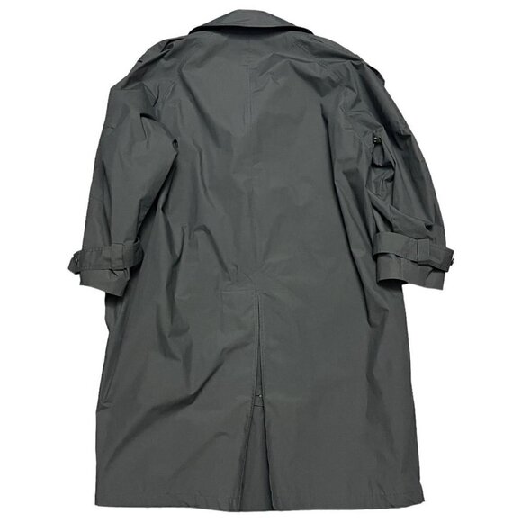 MOORES Vintage 90s Luxury Designer Water Resistant Trench Coat - 44S (XL) - Picture 3 of 6